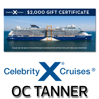 Celebrity Certificates - OC Tanner $2000