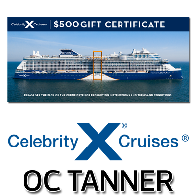 Celebrity Certificates - OC Tanner $500