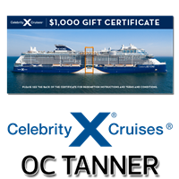 Celebrity Certificates - OC Tanner $1000